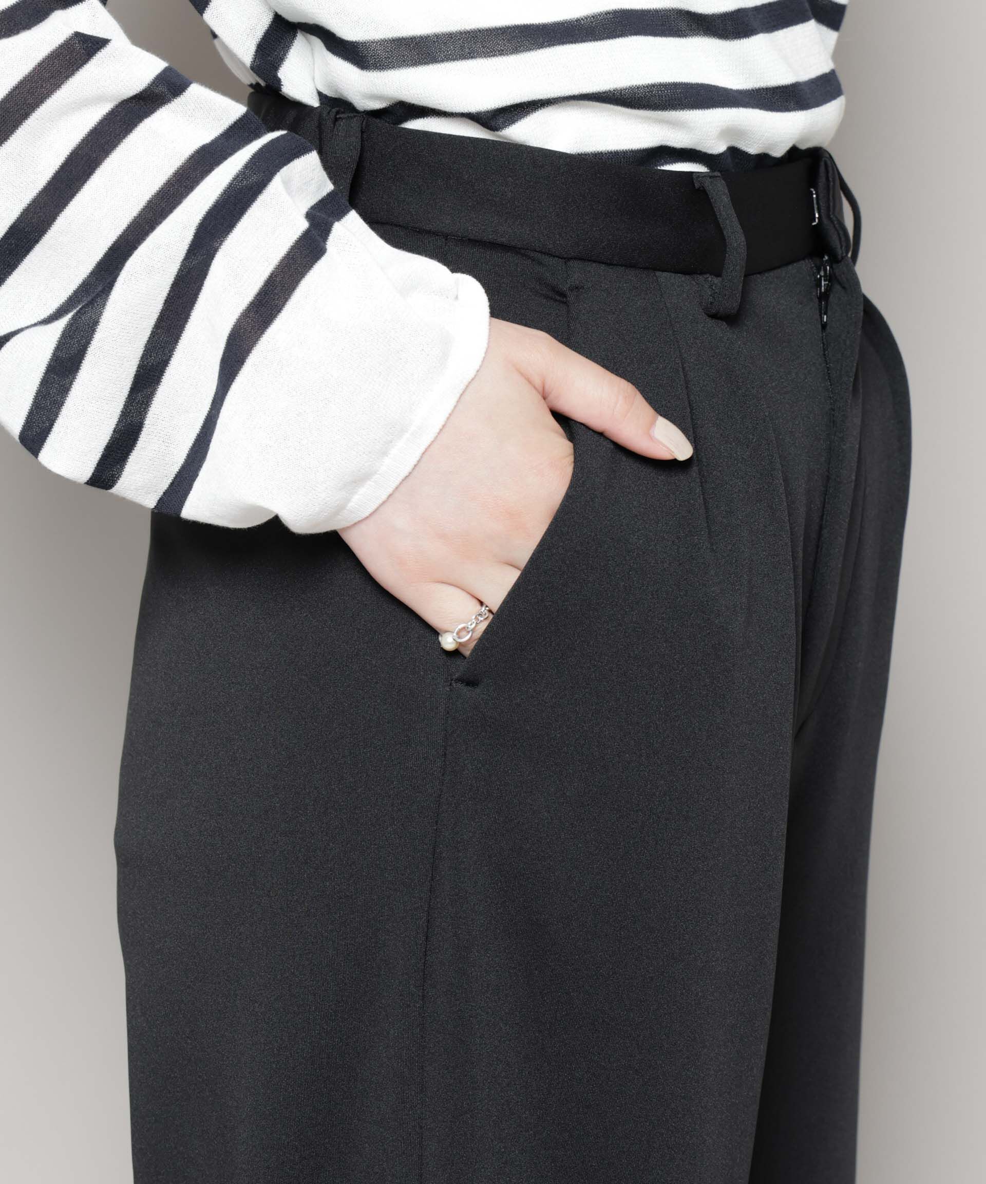 nano･universe「「MC」coveross(R)フリースボンディングパンツ(セットアップ可)」|チノ|