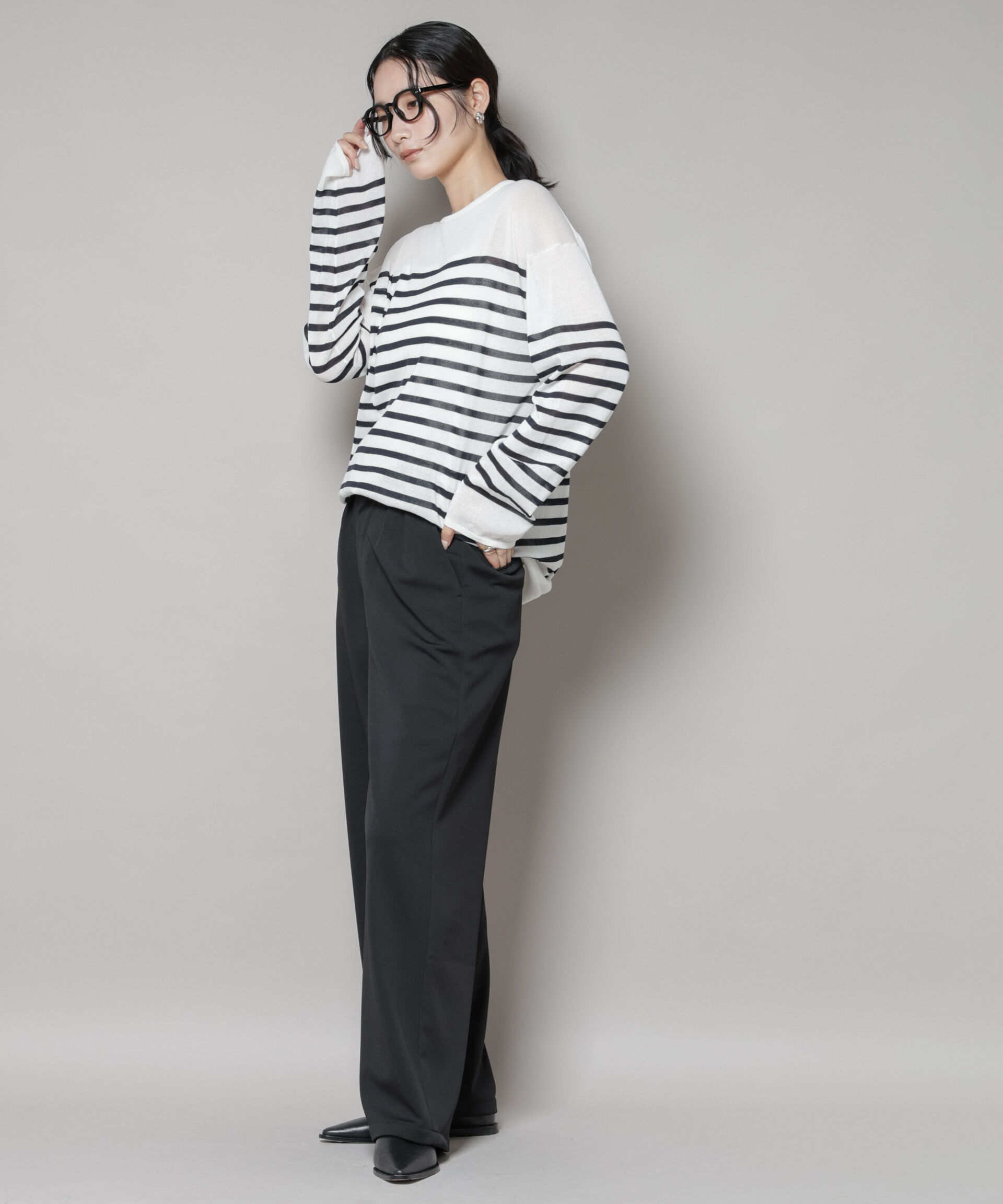 nano･universe「「MC」coveross(R)フリースボンディングパンツ(セットアップ可)」|チノ|