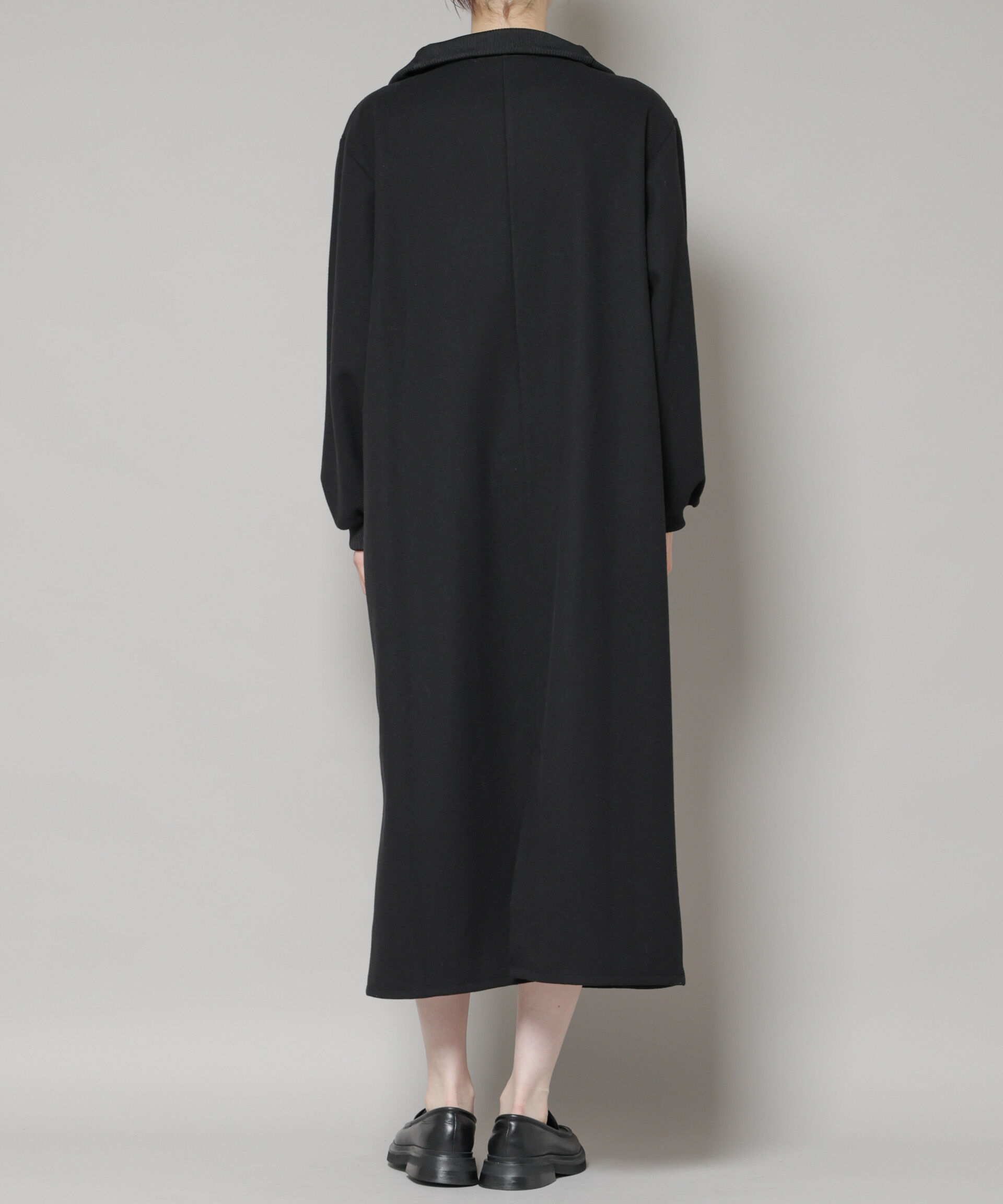 nano･universe「圧縮起毛ハーフジップワンピース」|ワンピース|