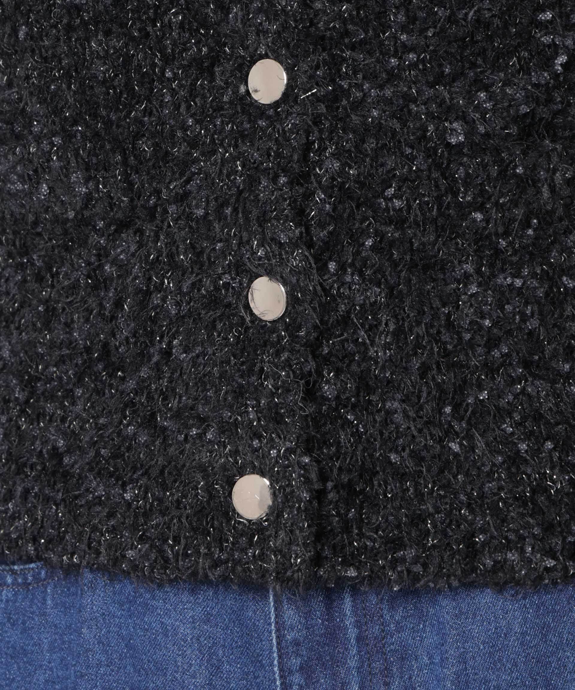 nano･universe「チュールシャギークルーネックニットカーディガン」|ニット・セーター|