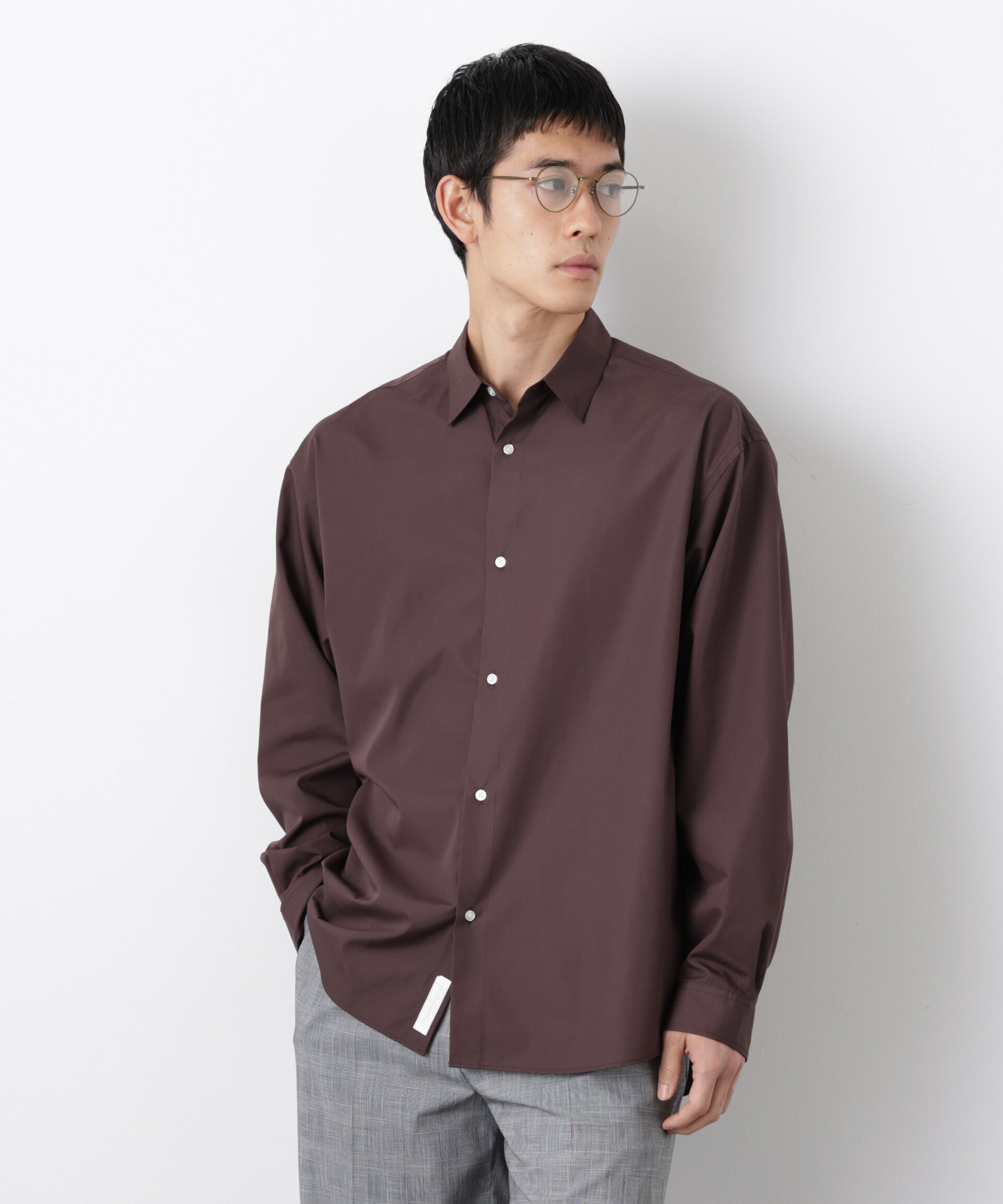 nano･universe「「大人のワイドシャツ」レギュラーカラー 長袖」|シャツ・ブラウス|