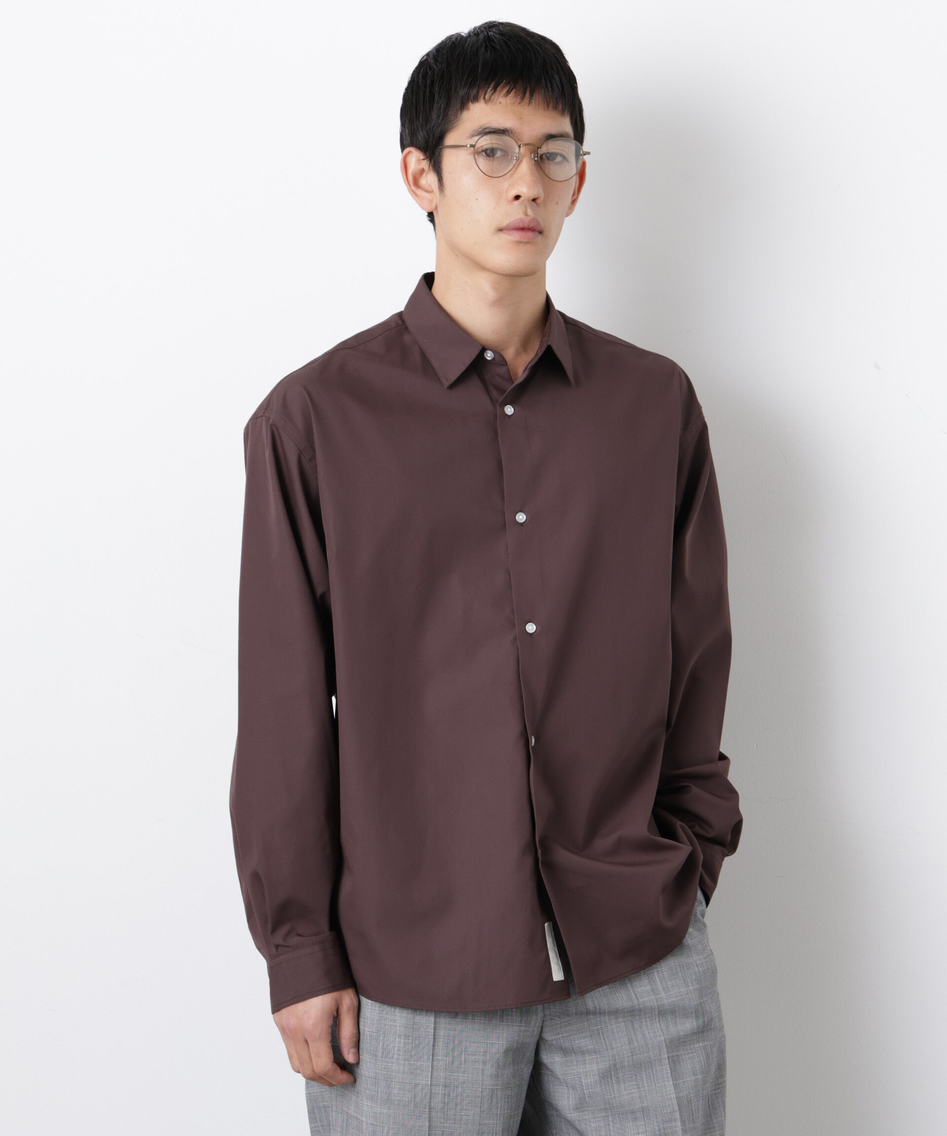 nano･universe「「大人のワイドシャツ」レギュラーカラー 長袖」|シャツ・ブラウス|