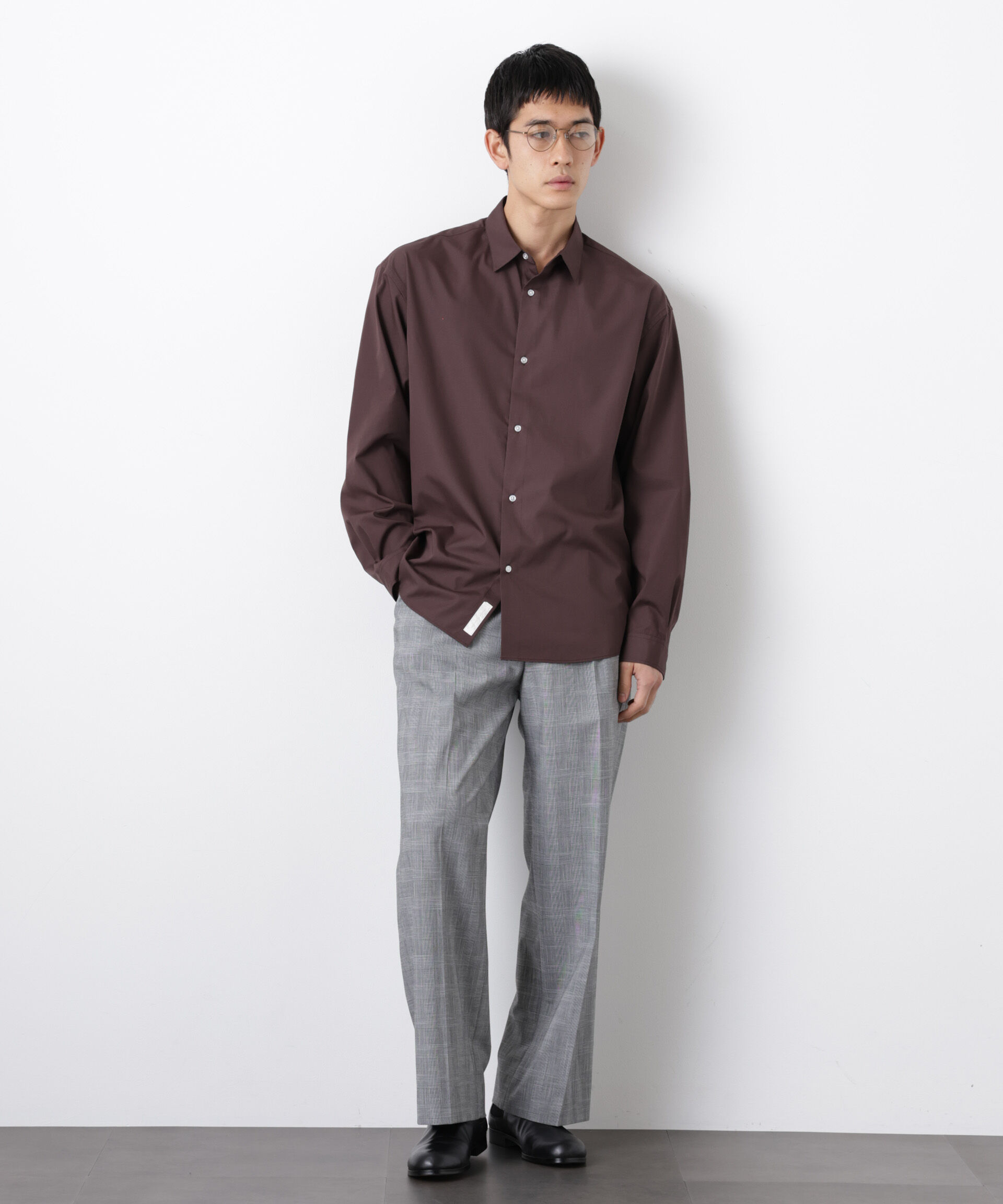 nano･universe「「大人のワイドシャツ」レギュラーカラー 長袖」|シャツ・ブラウス|