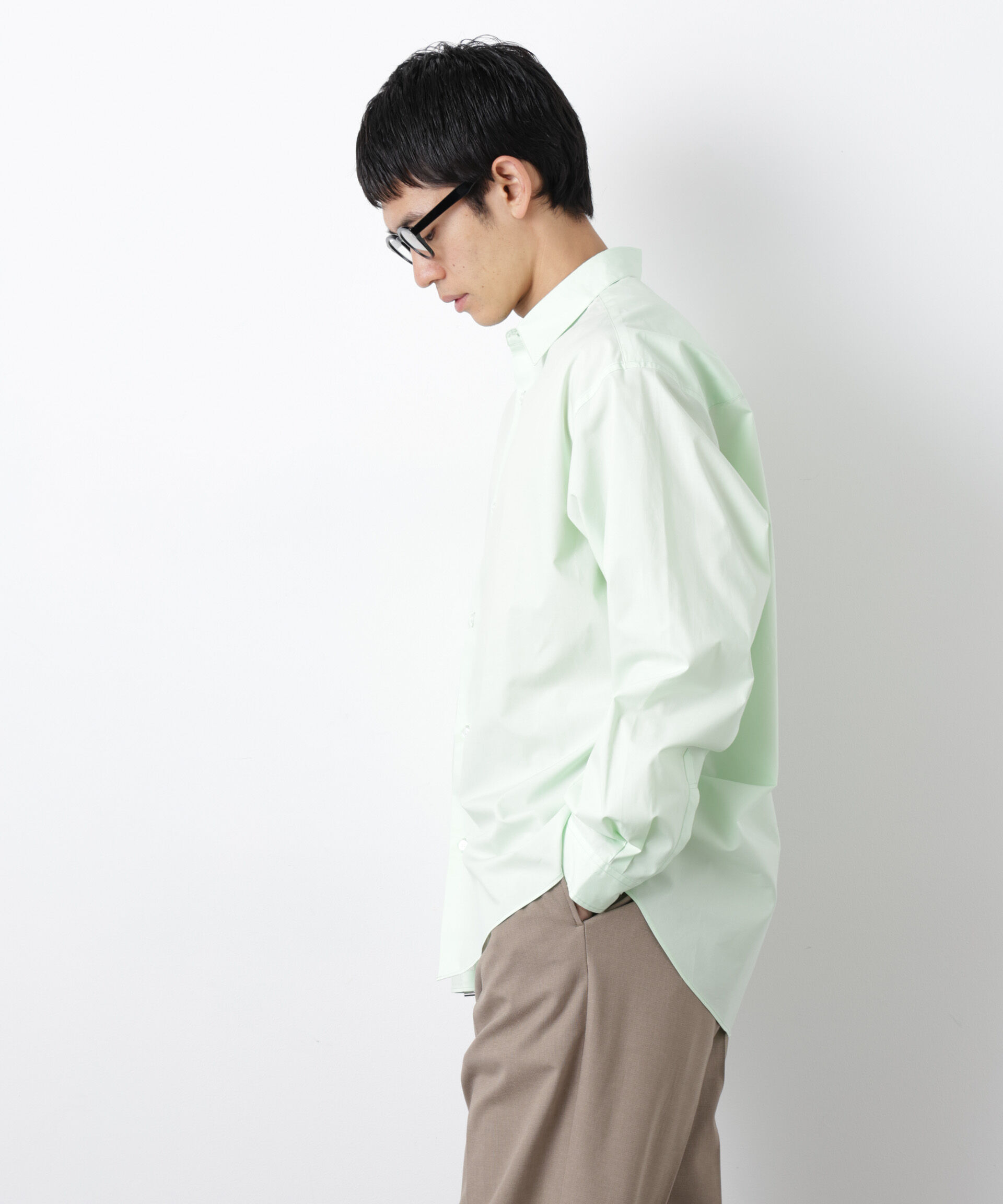 nano･universe「「大人のワイドシャツ」レギュラーカラー 長袖」|シャツ・ブラウス|