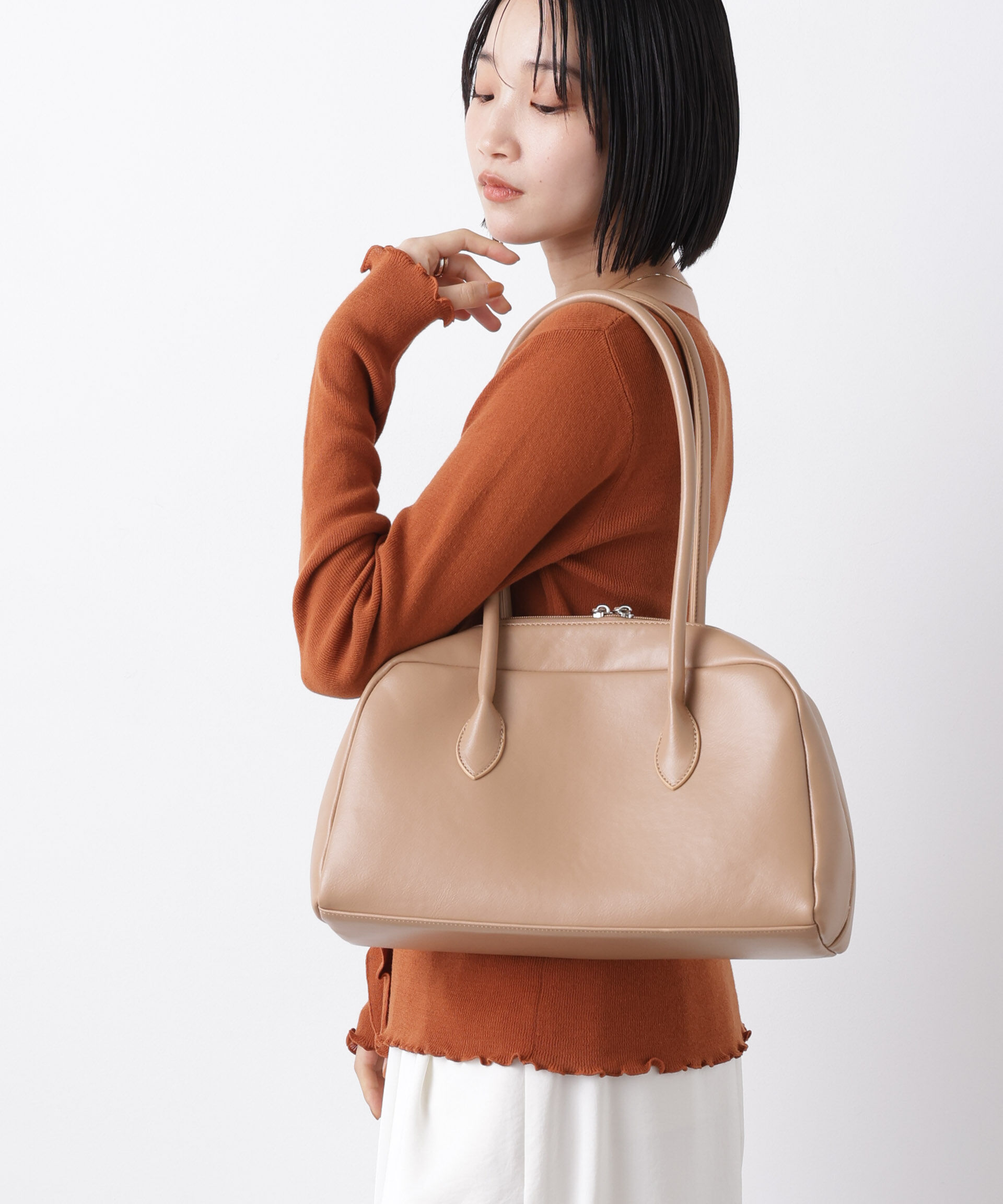 nano･universe「横型ボストンバッグ」|ショルダー・メッセンジャー|