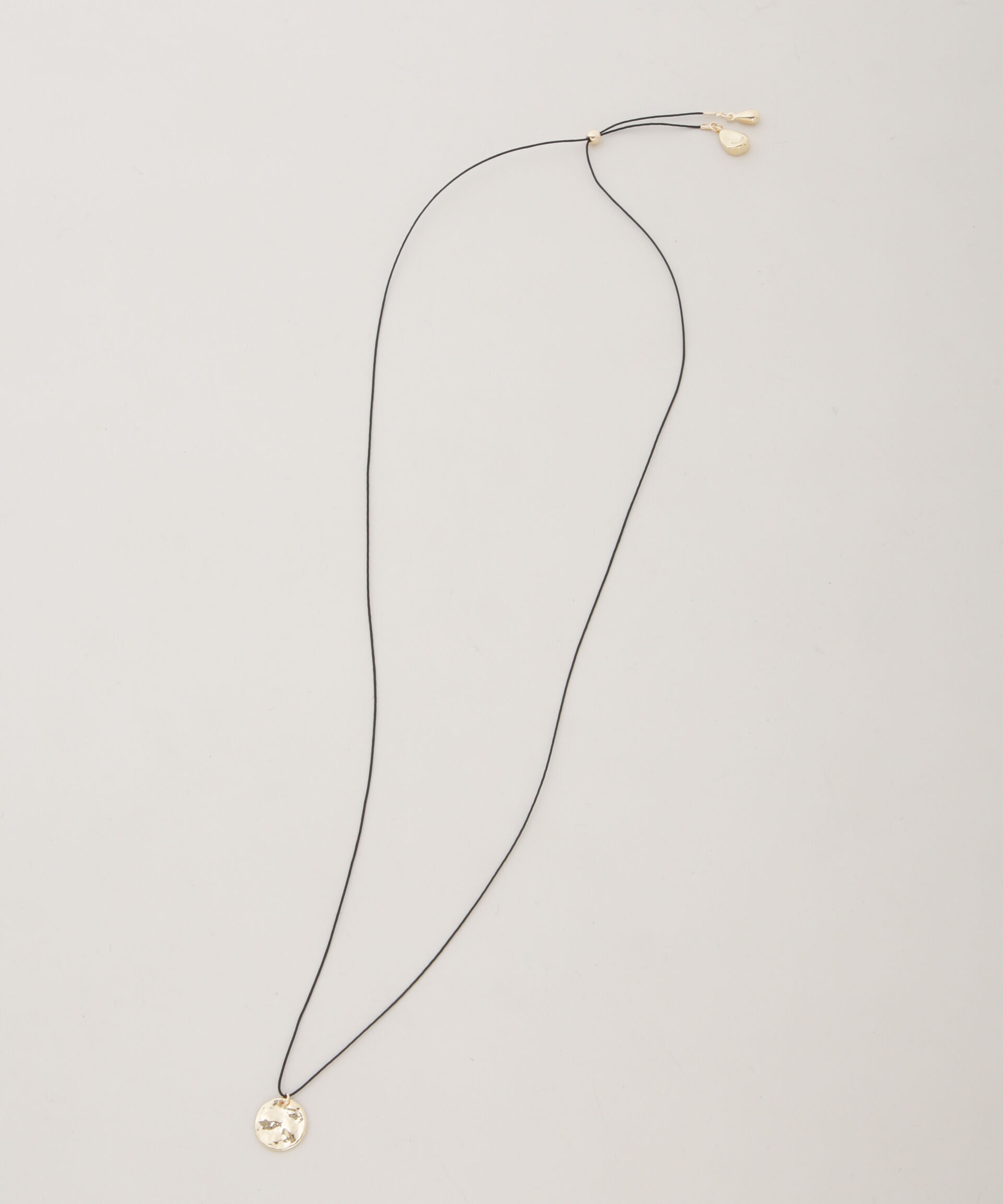 nano･universe「長さ調整可アジャスターコードネックレス」|ネックレス|