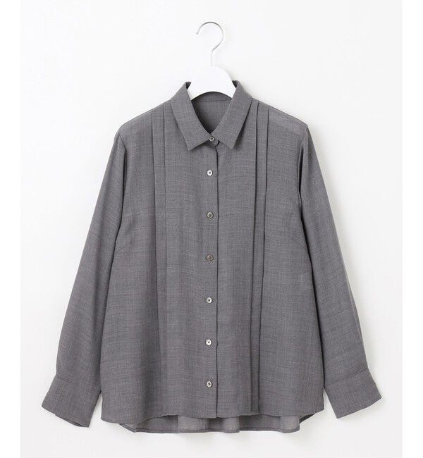 自由区「【SHIHOさん着用】TWハイツイストビエラタックディテール ブラウス」|シャツ・ブラウス|