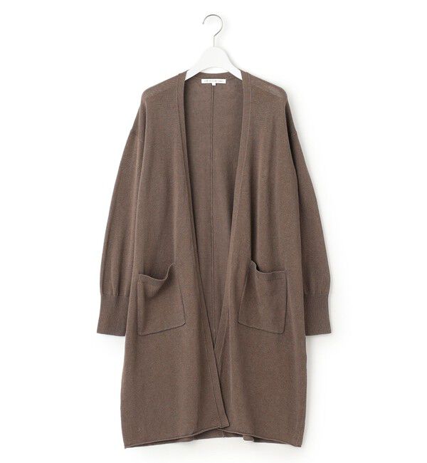 23区「【洗える】リネンシルクブレンド カーディガン」|カーディガン|