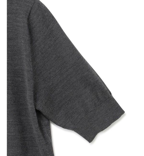 23区「【洗える】サステナブルウール 半袖 ニット」|ニット・セーター|