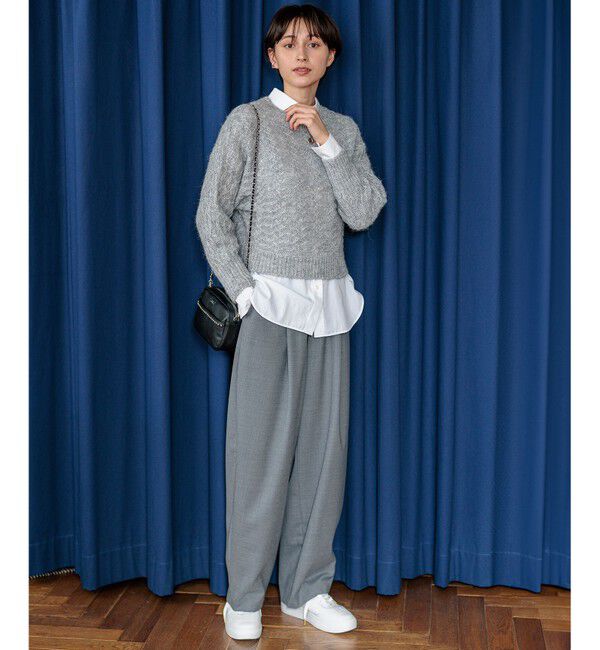 23区「ナチュラルストレッチサキソニー バレル パンツ」|その他|