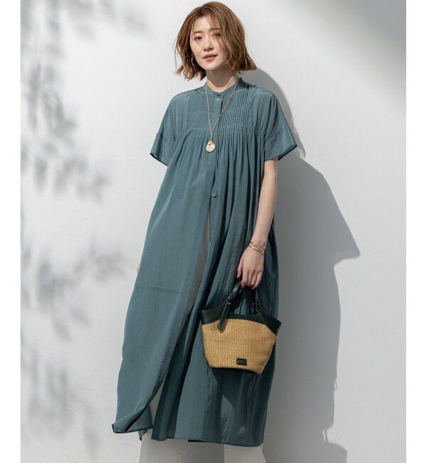 23区「【接触冷感/速乾性/洗える】エアリーブライトローン ワンピース」|ワンピース|ｾｰｼﾞｸﾞ