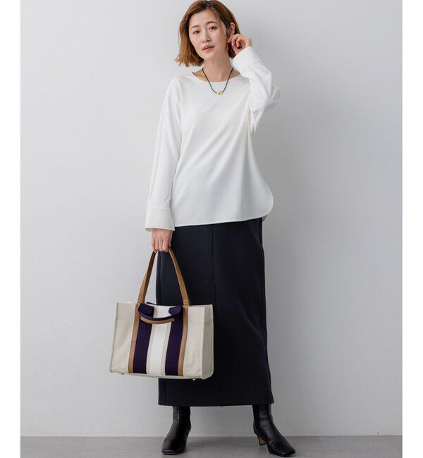 23区「バックボタン TEEブラウス」|シャツ・ブラウス|