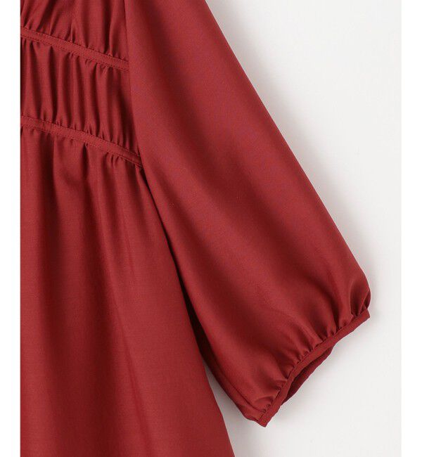 any SiS「【洗える】 ギャザーテント ブラウス」|シャツ・ブラウス|