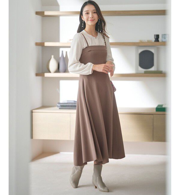 any SiS「【2WAY】ビスチェニットキャミ ワンピース」|ワンピース|