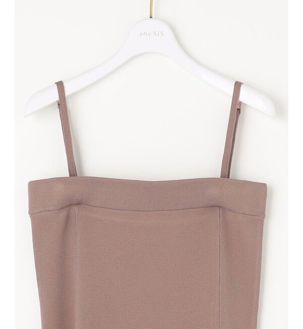 any SiS「【2WAY】ビスチェニットキャミ ワンピース」|ワンピース|