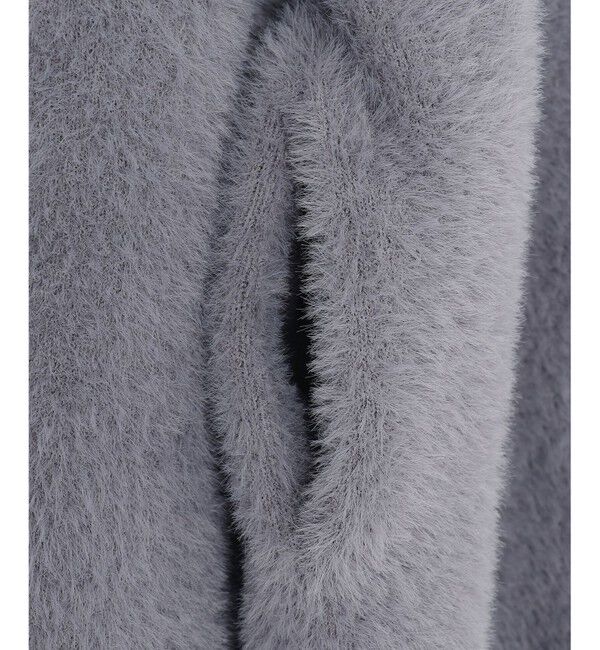 ANY SIS「フェザーニット ジャケット」|カーディガン|