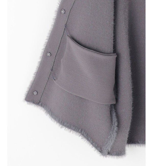 ANY SIS「フェザーニット ジャケット」|カーディガン|