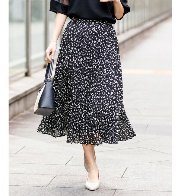 ANY SIS「エアリープリーツ スカート」|スカート|ﾌﾞﾗｯｸﾍ