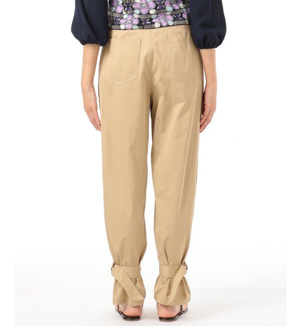 GRACE CONTINENTAL「サイドレースパンツ」|チノ|