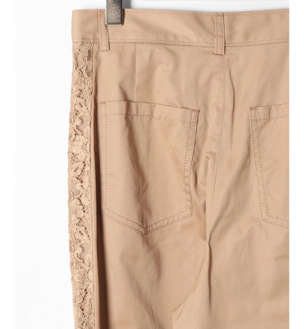 GRACE CONTINENTAL「サイドレースパンツ」|チノ|