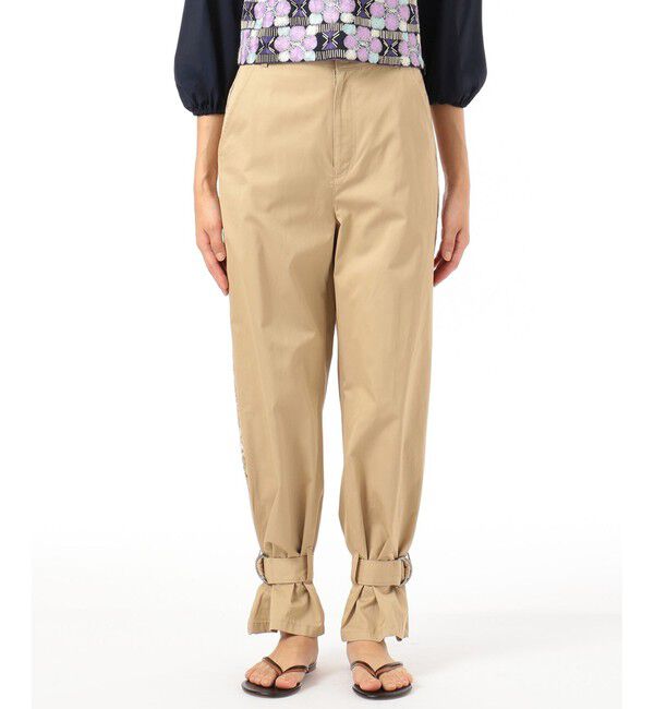 GRACE CONTINENTAL「サイドレースパンツ」|チノ|