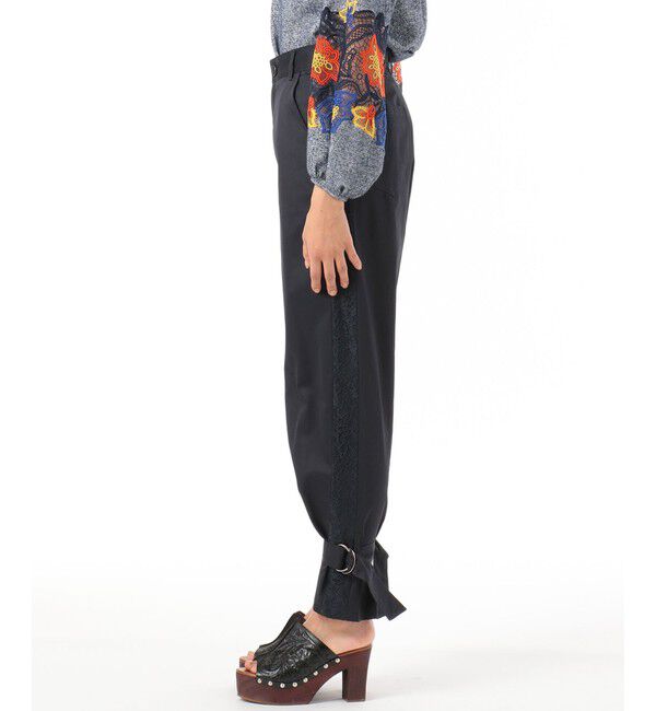 GRACE CONTINENTAL「サイドレースパンツ」|チノ|