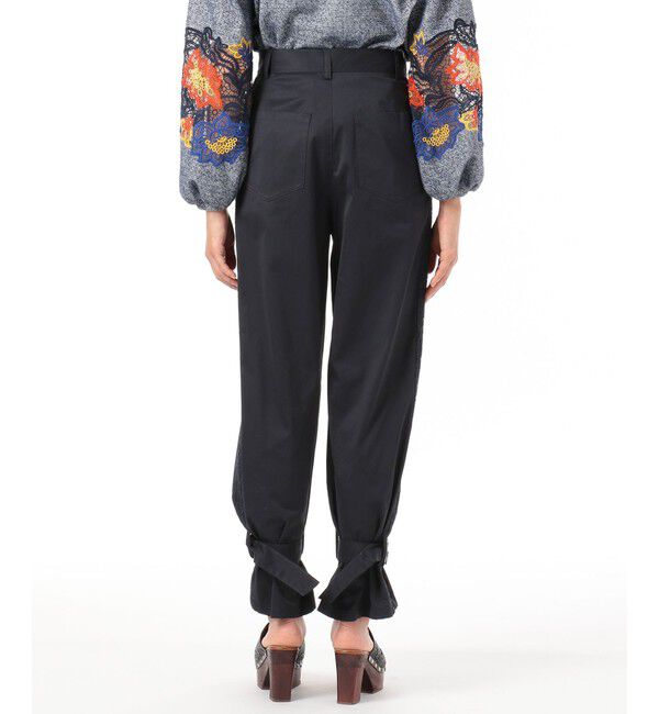 GRACE CONTINENTAL「サイドレースパンツ」|チノ|