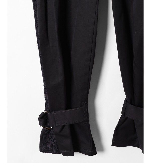 GRACE CONTINENTAL「サイドレースパンツ」|チノ|