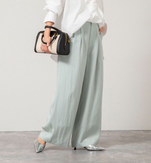 NOLLEY'S「【WEB＆一部店舗限定サイズアイテム】ウォッシャブルセルロースワイドパンツ」|その他|
