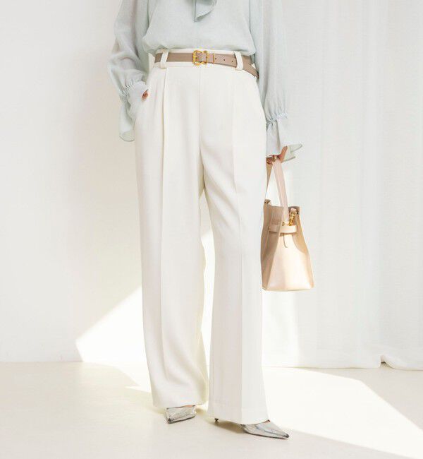 NOLLEY'S「ウォッシャブルドライツイルワイドパンツ」|その他|