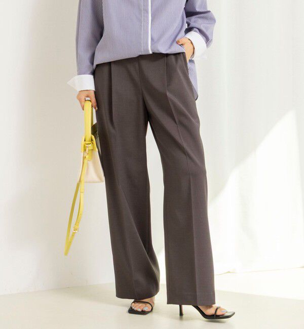 NOLLEY'S「ウォッシャブルドライツイルワイドパンツ」|その他|