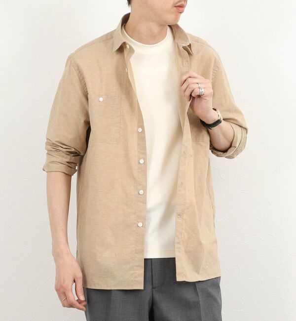 NOLLEY'S goodman「ダブルポケットオーバーシャツ 26SS」|シャツ・ブラウス|