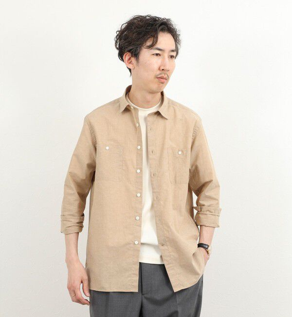 NOLLEY'S goodman「ダブルポケットオーバーシャツ 26SS」|シャツ・ブラウス|