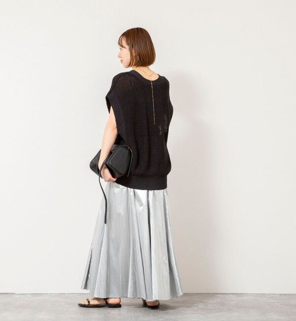 NOLLEY'S「【WEB限定】《手洗い可能》ペーパーヤーン2WAYベスト」|ベスト・ジレ|