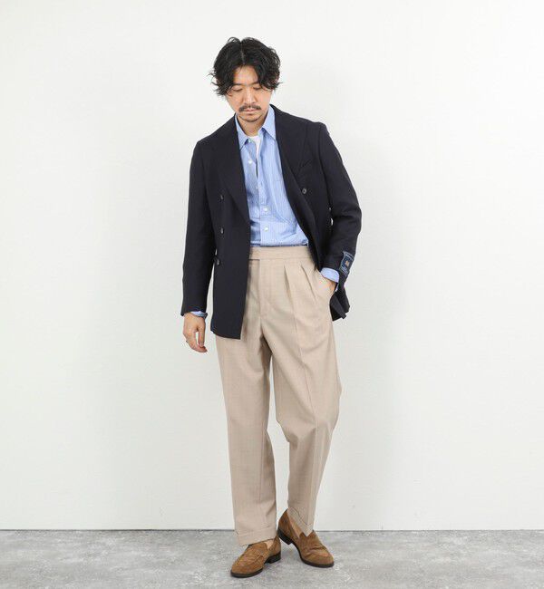 NOLLEY'S goodman「ウォッシャブルウールワイドスラックス 26SS」|スラックス|