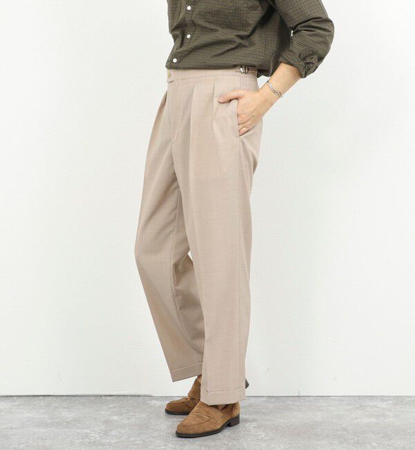 NOLLEY'S goodman「ウォッシャブルウールワイドスラックス 26SS」|スラックス|