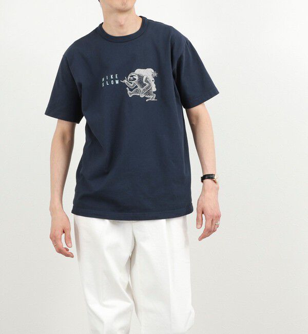 NOLLEY'S goodman「別注 ナマケモノ プリントTシャツ 26SS」|Tシャツ・カットソー|