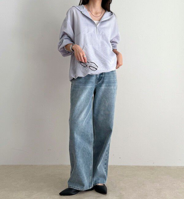 fredy emue「ストライプアノラックシャツブルゾン」|シャツ・ブラウス|