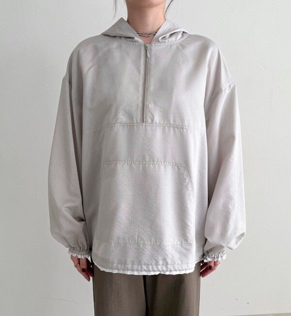 fredy emue「ストライプアノラックシャツブルゾン」|シャツ・ブラウス|