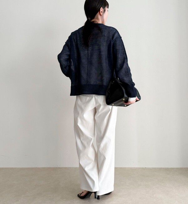 fredy emue「【接触冷感&times;UVカット/マルチ機能】ドライオックスセミワイドイージーパンツ」|チノ|