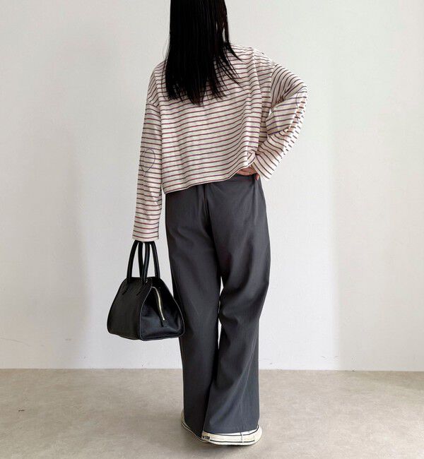 fredy emue「【接触冷感&times;UVカット/マルチ機能】ドライオックスセミワイドイージーパンツ」|チノ|