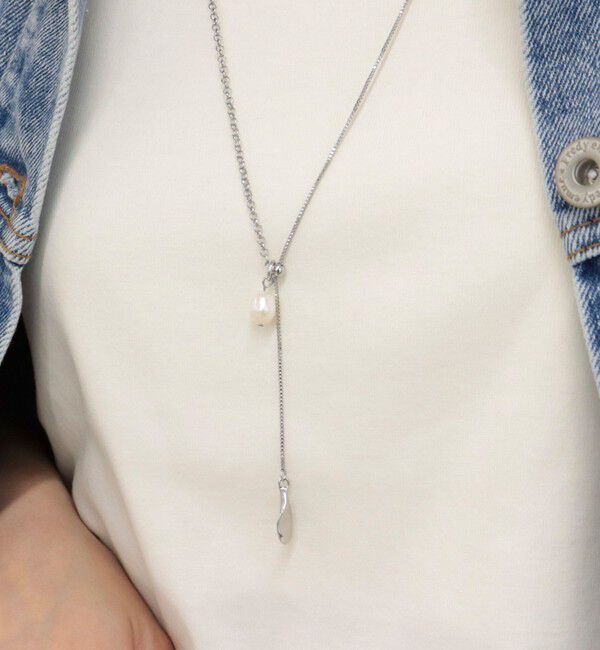 fredy emue「パールチャームY字ネックレス」|ネックレス|