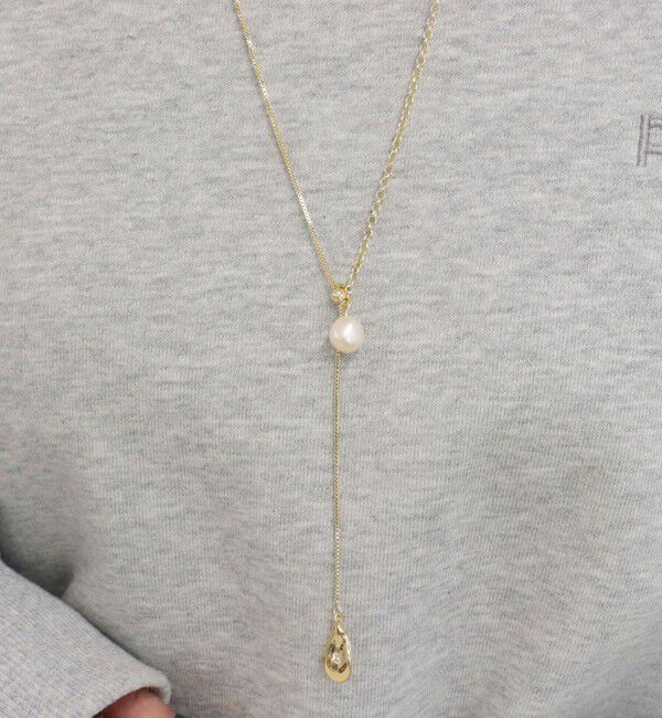 fredy emue「パールチャームY字ネックレス」|ネックレス|