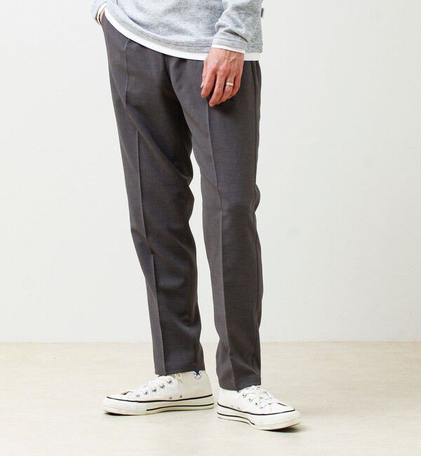 GLOSTER「【セットアップ対応】リネンタッチドビーイージーパンツ」|チノ|