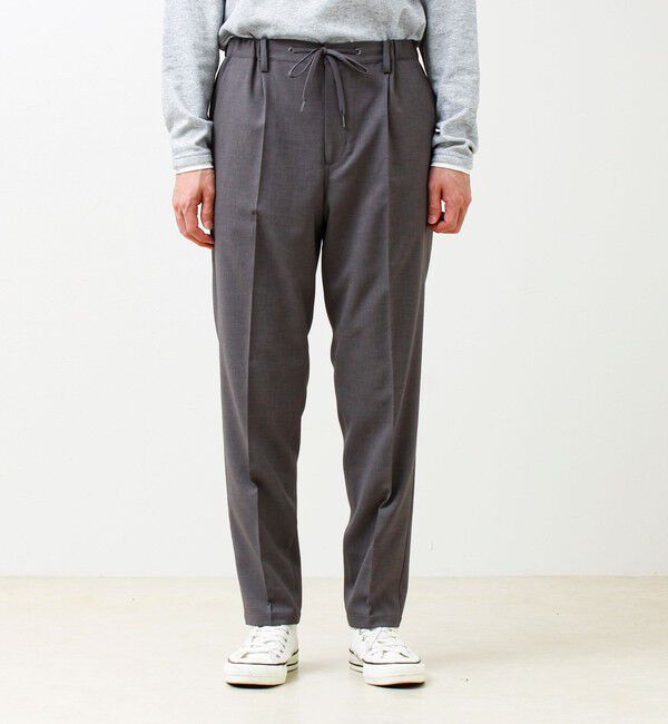 GLOSTER「【セットアップ対応】リネンタッチドビーイージーパンツ」|チノ|