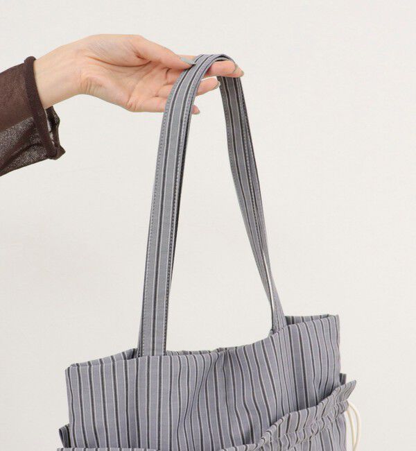 fredy emue「アウトポケットストライプロゴトートバッグ」|トートバッグ|