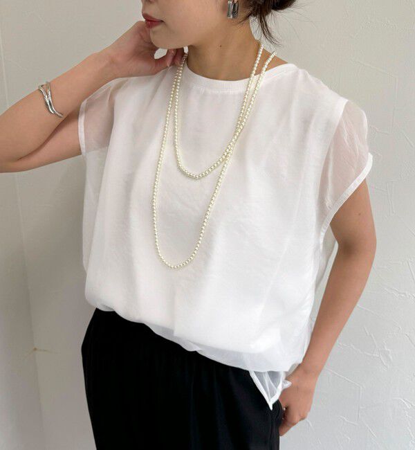 fredy emue「パール/メタルマルチロングネックレス」|ネックレス|