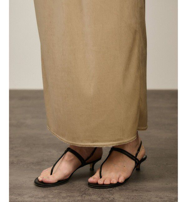 SALON adam et rope'「トリアセベロアナロースカート / セットアップ対応」|スカート|