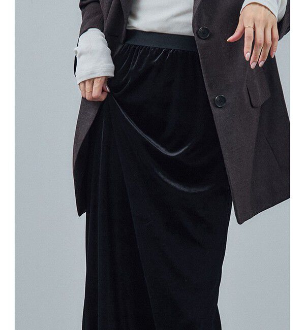 SALON adam et rope'「トリアセベロアナロースカート / セットアップ対応」|スカート|