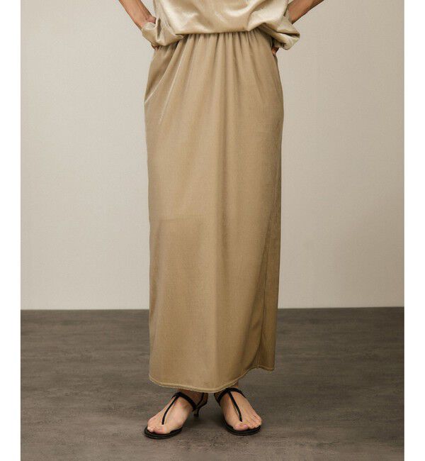 SALON adam et rope'「トリアセベロアナロースカート / セットアップ対応」|スカート|